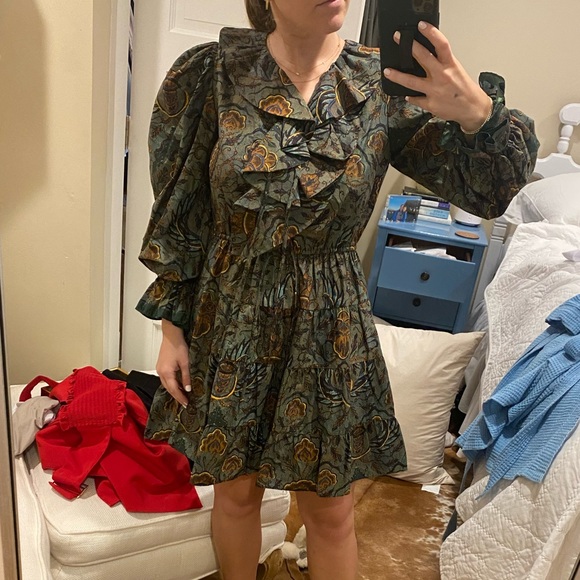 Ulla Johnson Printed Mini Dress - Picture 1 of 3